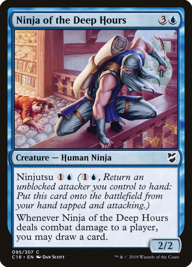 Ninja of the Deep Hours [Commander 2018] Magic: The Gathering