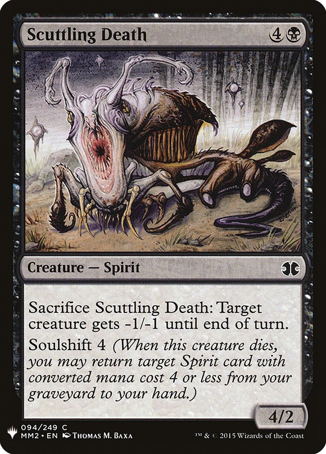 Scuttling Death [Mystery Booster] Magic: The Gathering