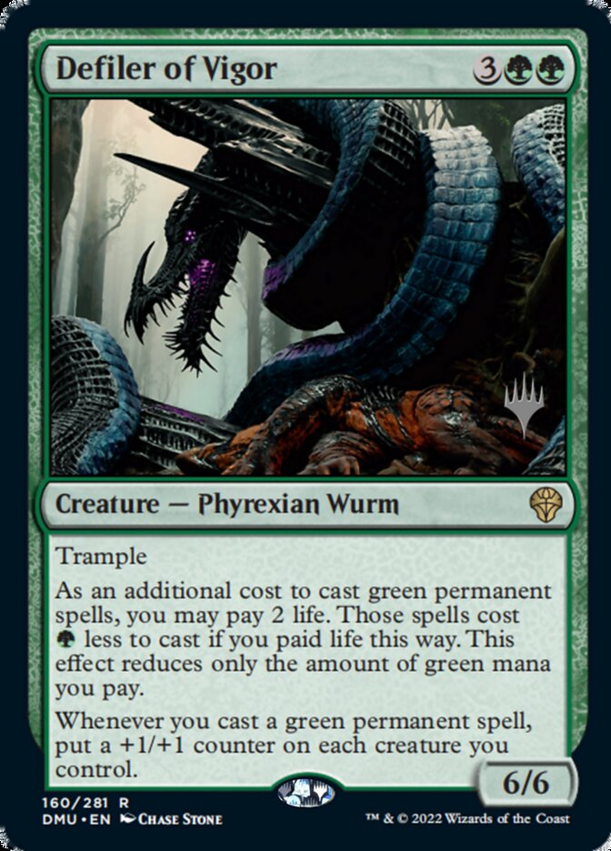 Defiler of Vigor (Promo Pack) [Dominaria United Promos] Magic: The Gathering