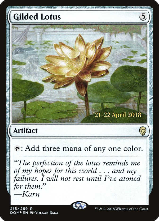 Gilded Lotus [Dominaria Prerelease Promos] Magic: The Gathering