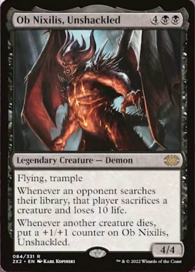 Ob Nixilis, Unshackled [Double Masters 2022] Magic: The Gathering