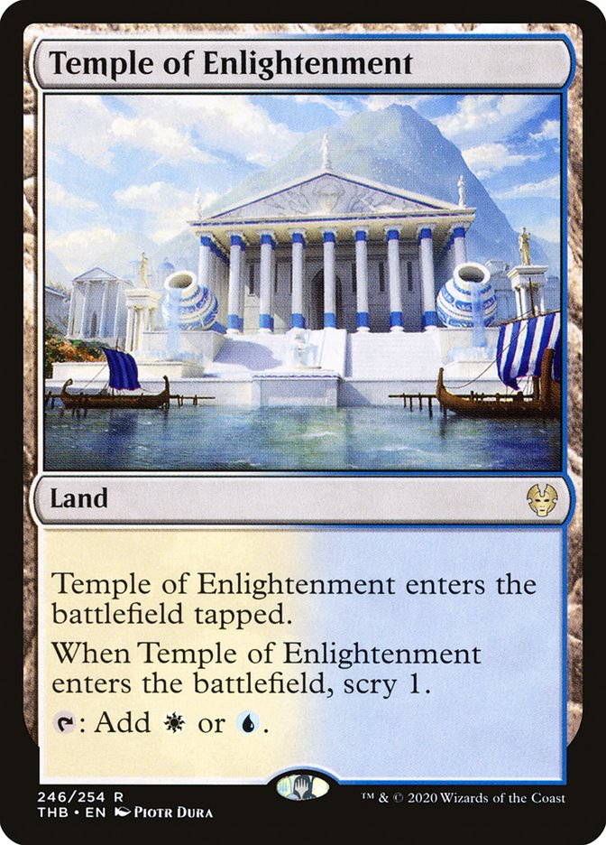 Temple of Enlightenment [Theros Beyond Death] Magic: The Gathering