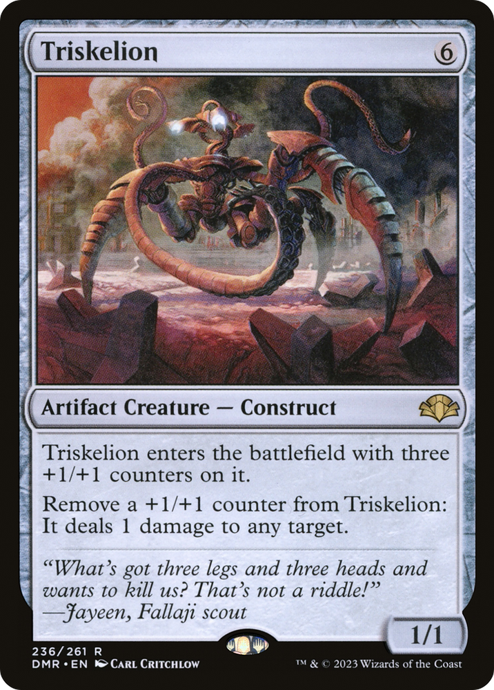 Triskelion [Dominaria Remastered] Magic: The Gathering