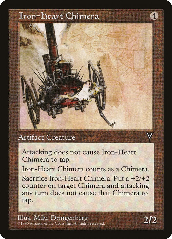 Iron-Heart Chimera [Visions] Magic: The Gathering