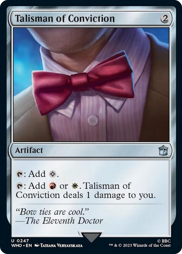 Talisman of Conviction [Doctor Who] Magic: The Gathering