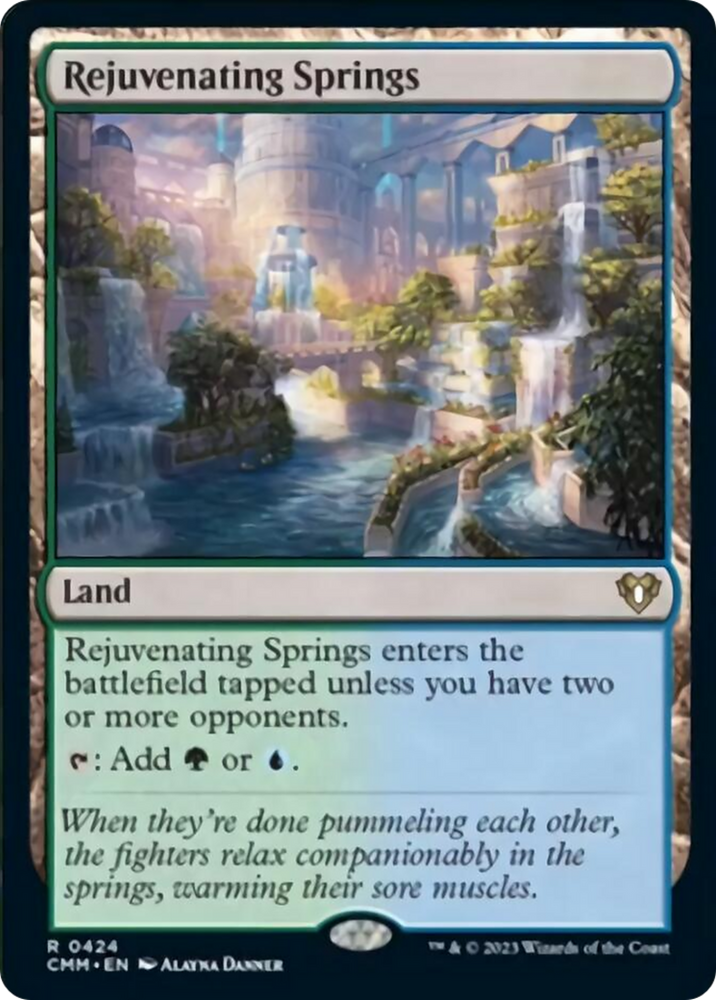 Rejuvenating Springs [Commander Masters] Magic: The Gathering