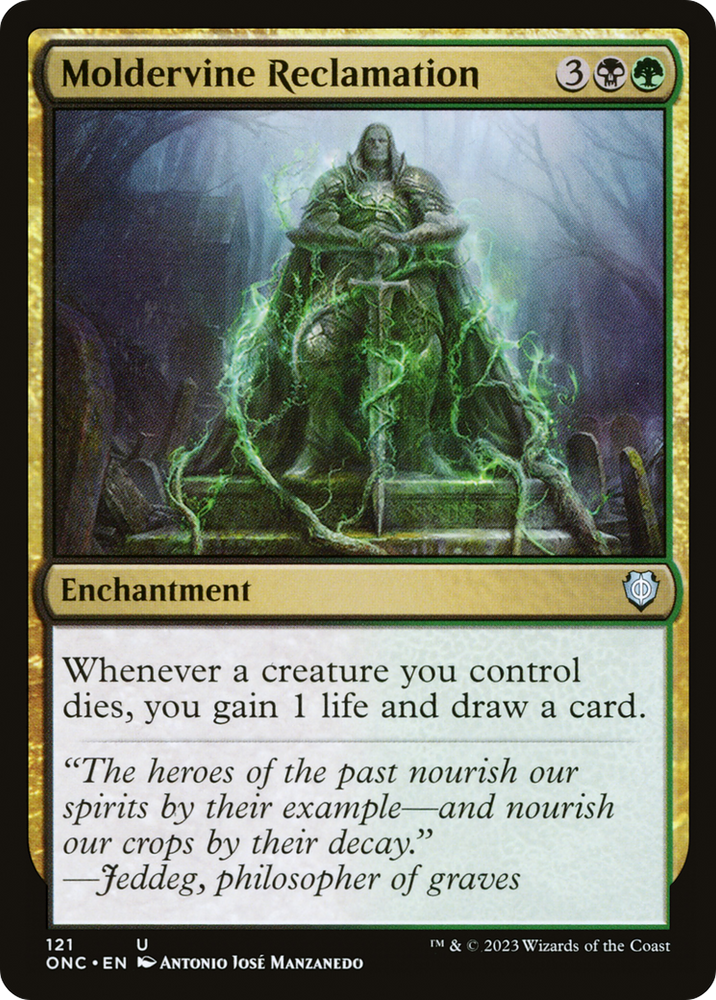 Moldervine Reclamation [Phyrexia: All Will Be One Commander] Magic: The Gathering