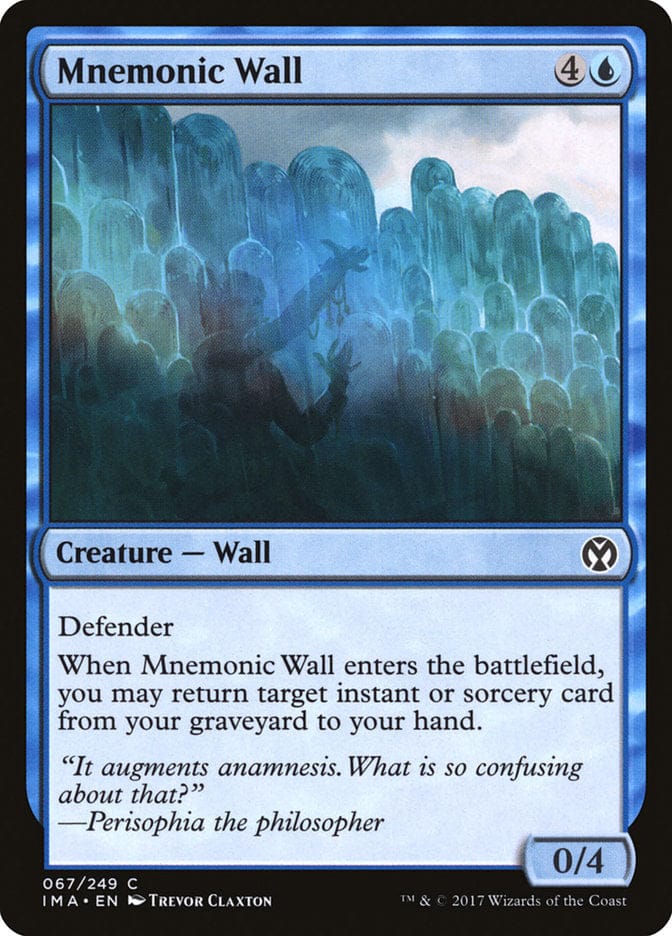 Mnemonic Wall [Iconic Masters] Magic: The Gathering