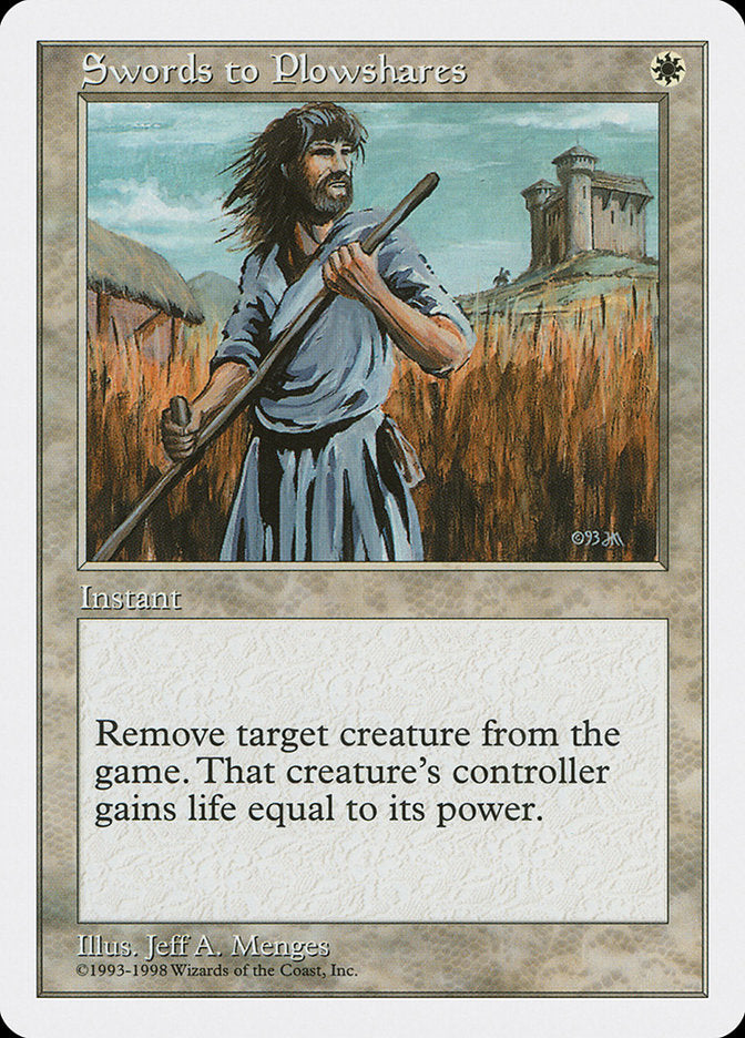 Swords to Plowshares [Anthologies] Magic: The Gathering