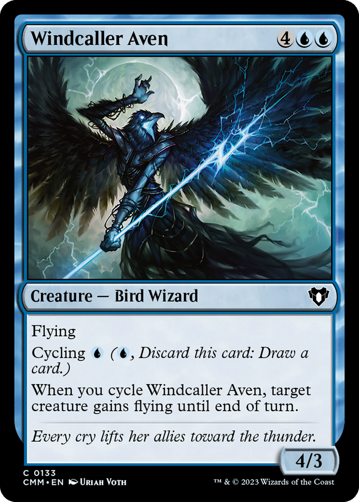 Windcaller Aven [Commander Masters] Magic: The Gathering