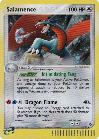 Salamence (19/97) (League Promo 2004) [League & Championship Cards] Pokémon
