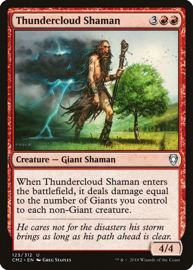 Thundercloud Shaman [Commander Anthology Volume II] Magic: The Gathering