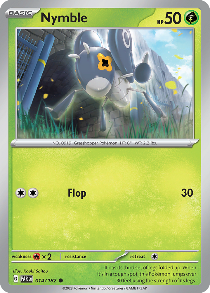 Nymble (014/182) [Scarlet & Violet: Paradox Rift] Pokémon