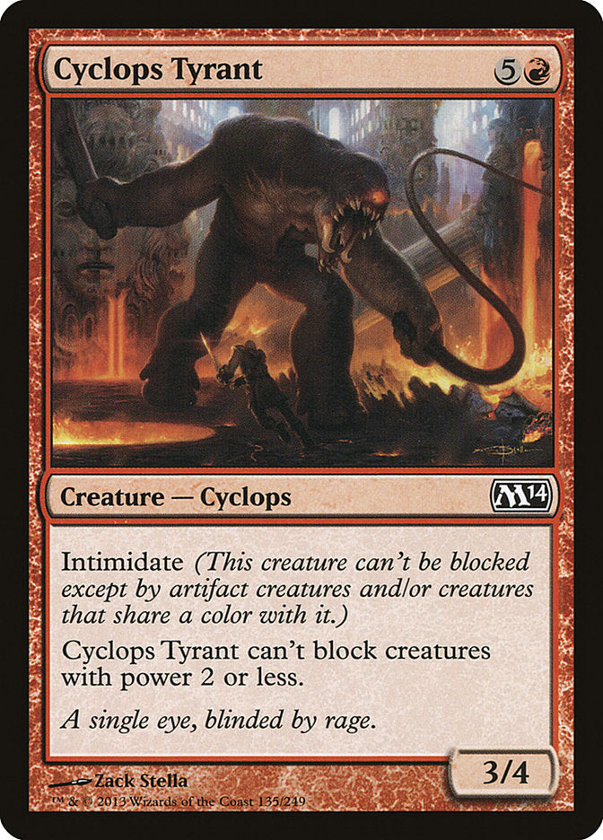 Cyclops Tyrant [Magic 2014] Magic: The Gathering