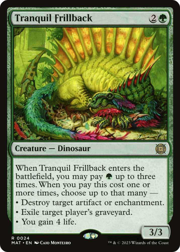 Tranquil Frillback [March of the Machine: The Aftermath] Magic: The Gathering