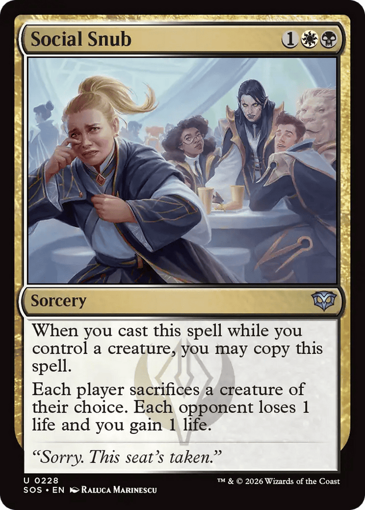 Social Snub [Secrets of Strixhaven]