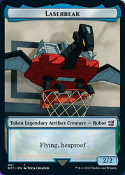 Powerstone // Laserbeak Double-Sided Token [The Brothers' War Tokens] Magic: The Gathering