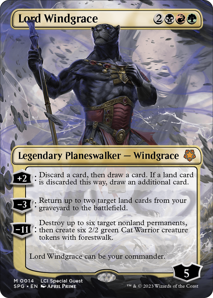 Lord Windgrace (Borderless) [The Lost Caverns of Ixalan Special Guests] Magic: The Gathering