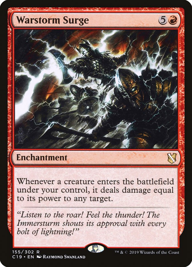 Warstorm Surge [Commander 2019] Magic: The Gathering