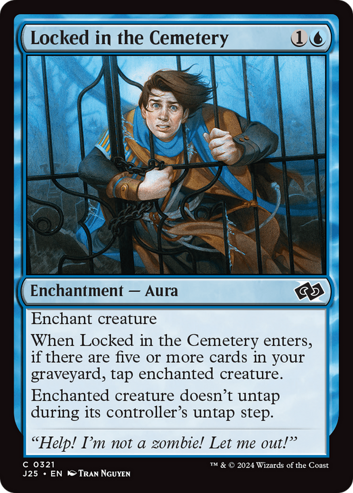 Locked in the Cemetery [Foundations Jumpstart] Magic: The Gathering