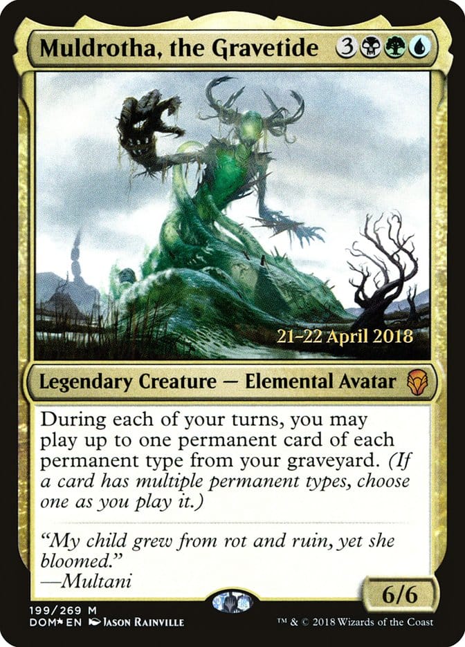 Muldrotha, the Gravetide [Dominaria Prerelease Promos] Magic: The Gathering
