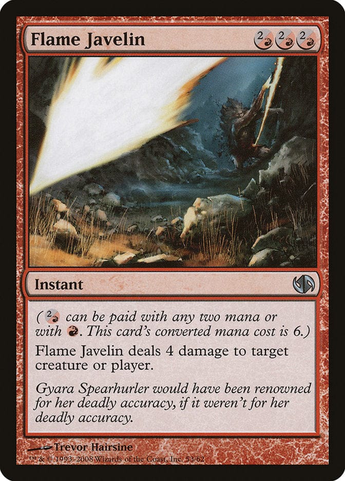 Flame Javelin [Duel Decks: Jace vs. Chandra] Magic: The Gathering