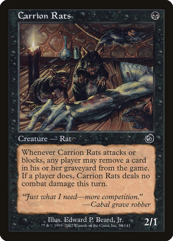 Carrion Rats [Torment] Magic: The Gathering