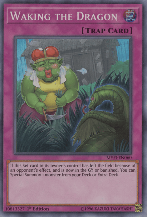 Waking the Dragon [MYFI-EN060] Super Rare - Yugioh Cards For Your TCG Needs!