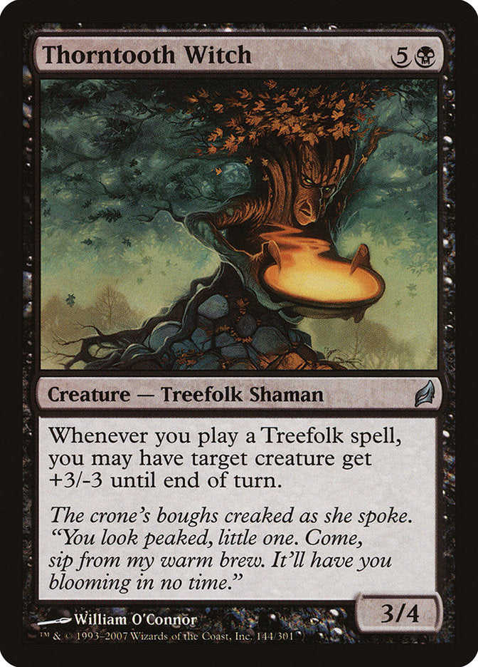 Thorntooth Witch [Lorwyn] Magic: The Gathering