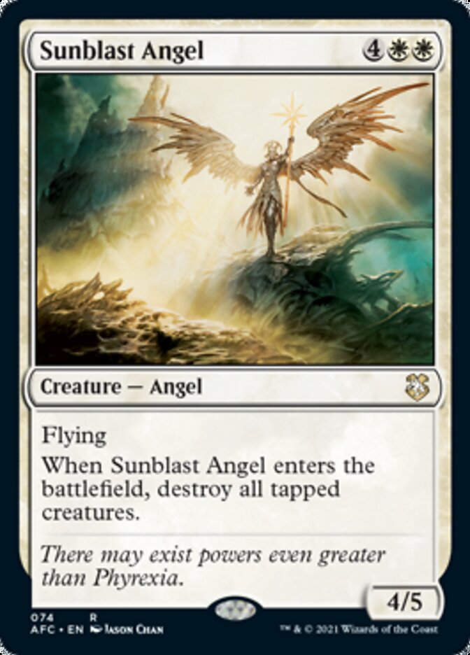 Sunblast Angel [Dungeons & Dragons: Adventures in the Forgotten Realms Commander] Magic: The Gathering
