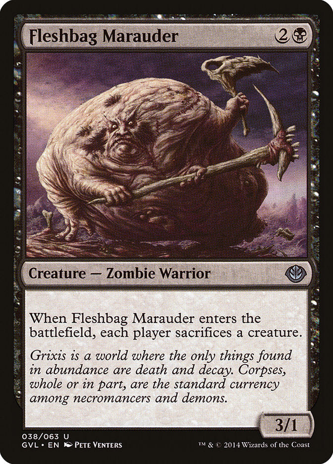 Fleshbag Marauder (Garruk vs. Liliana) [Duel Decks Anthology] Magic: The Gathering
