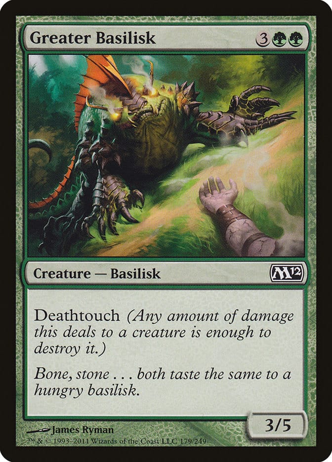 Greater Basilisk [Magic 2012] Magic: The Gathering