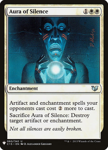 Aura of Silence [Mystery Booster] Magic: The Gathering