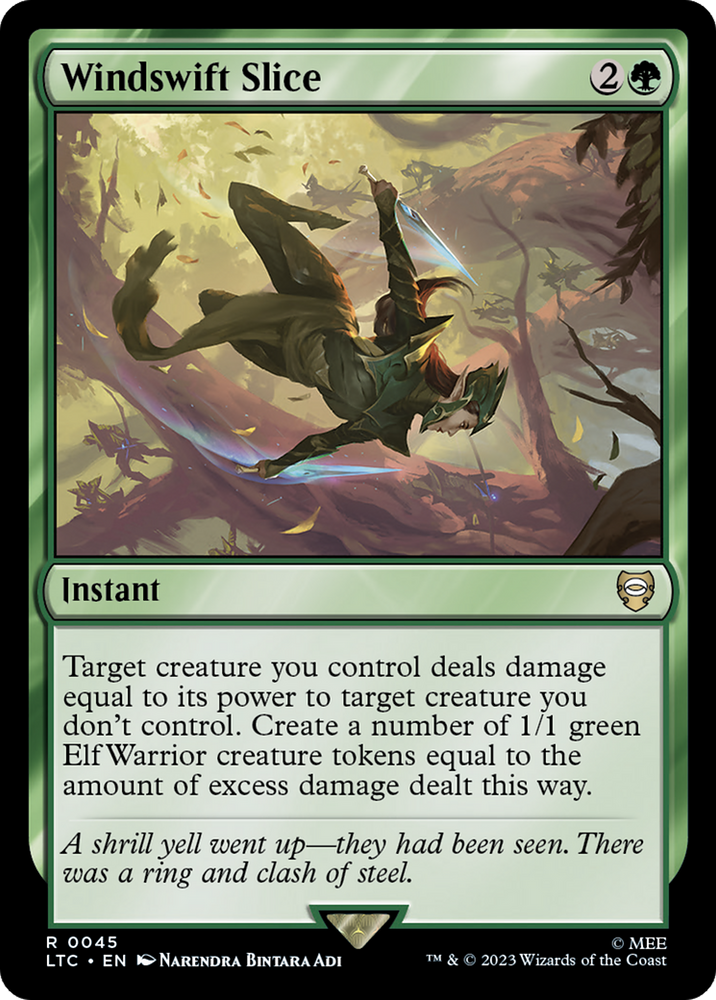 Windswift Slice [The Lord of the Rings: Tales of Middle-Earth Commander] Magic: The Gathering