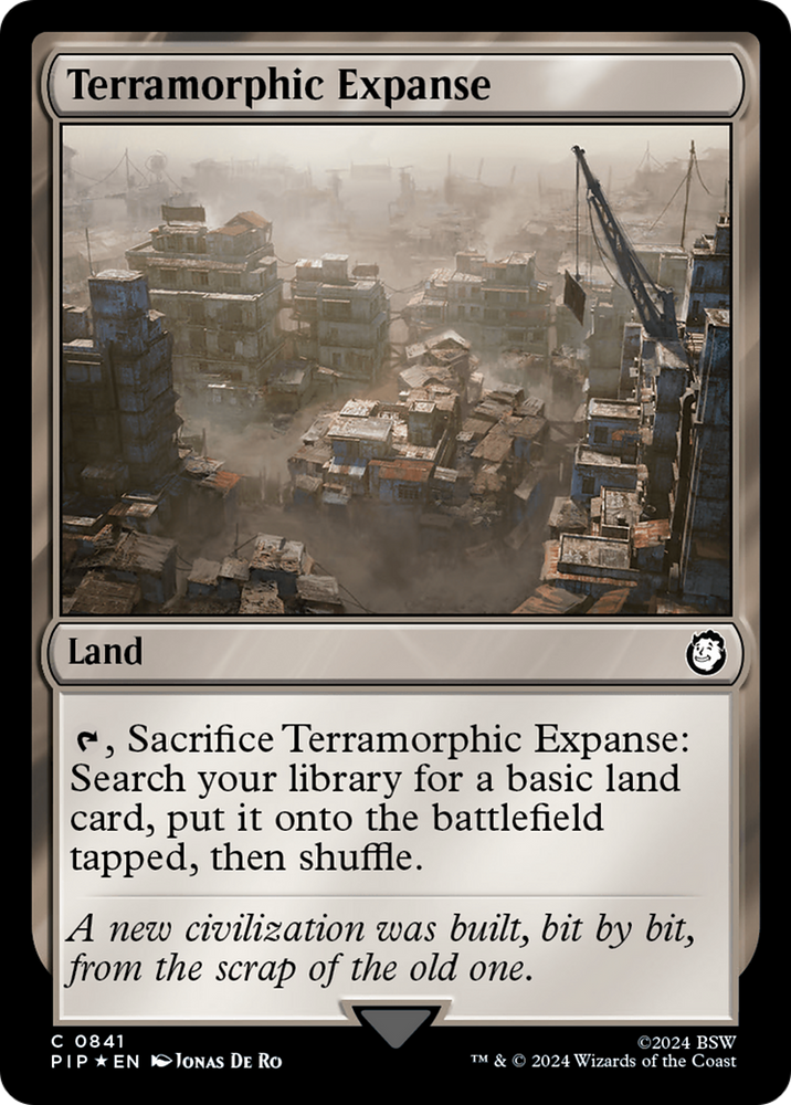 Terramorphic Expanse (Surge Foil) [Fallout] Magic: The Gathering