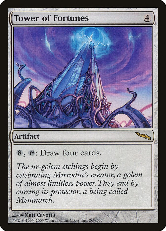 Tower of Fortunes [Mirrodin] Magic: The Gathering