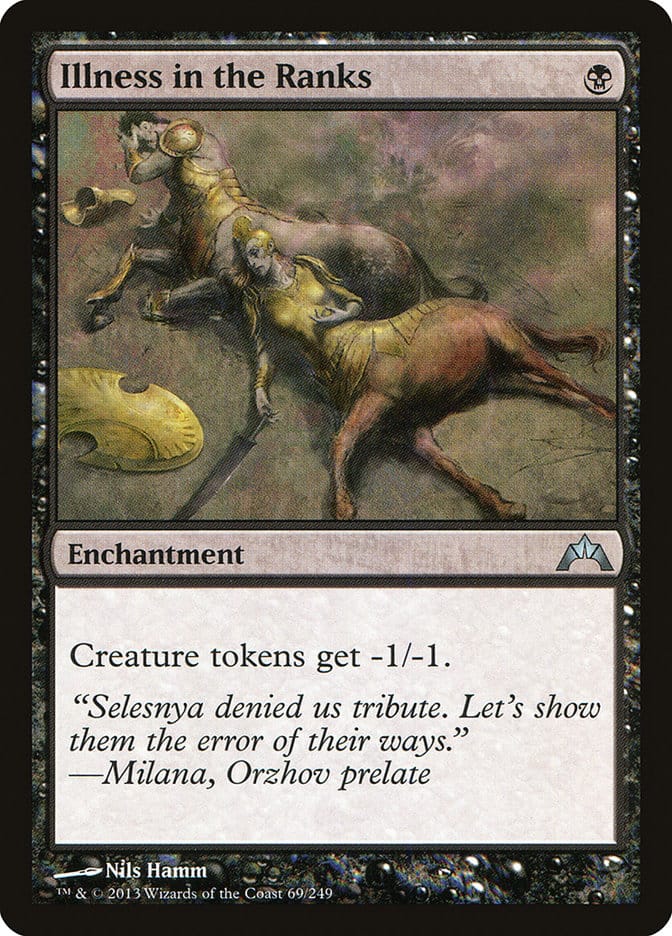Illness in the Ranks [Gatecrash] Magic: The Gathering