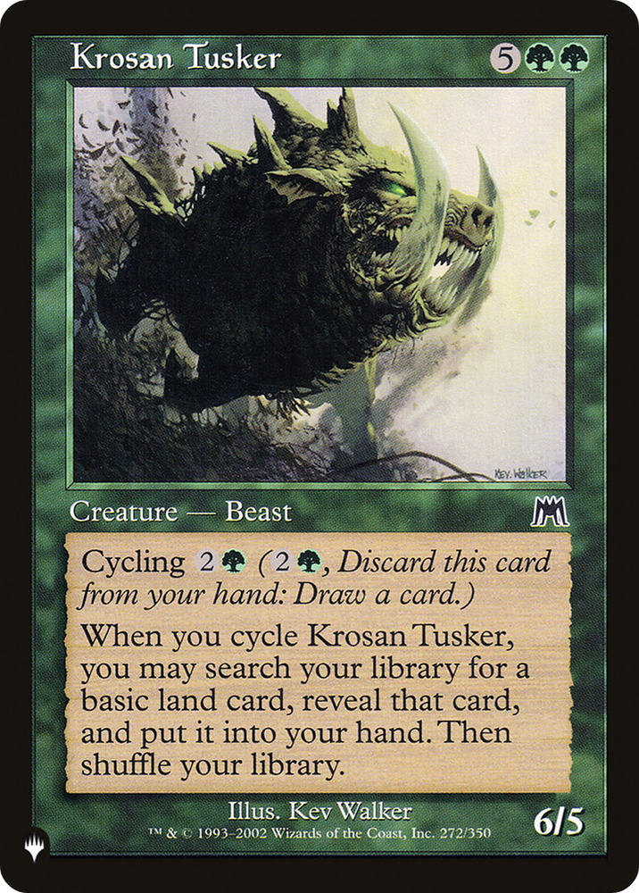 Krosan Tusker (ONS) [The List] Magic: The Gathering