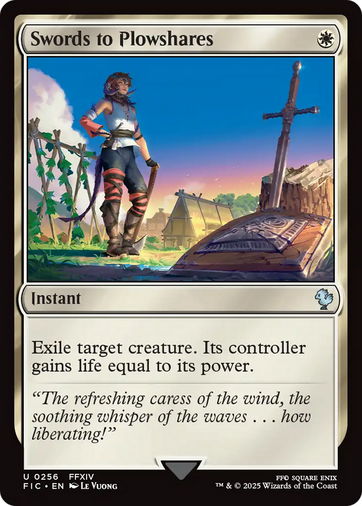 Swords to Plowshares [FINAL FANTASY Commander] Magic: The Gathering