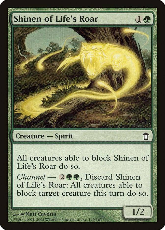 Shinen of Life's Roar [Saviors of Kamigawa] Magic: The Gathering