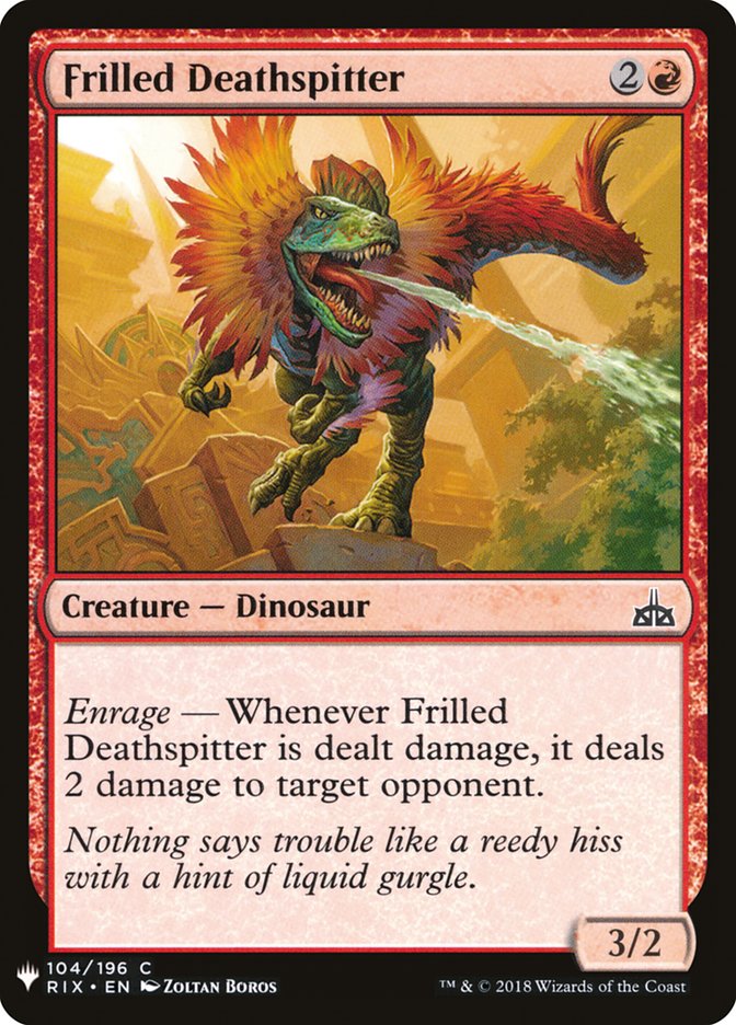 Frilled Deathspitter [Mystery Booster] Magic: The Gathering