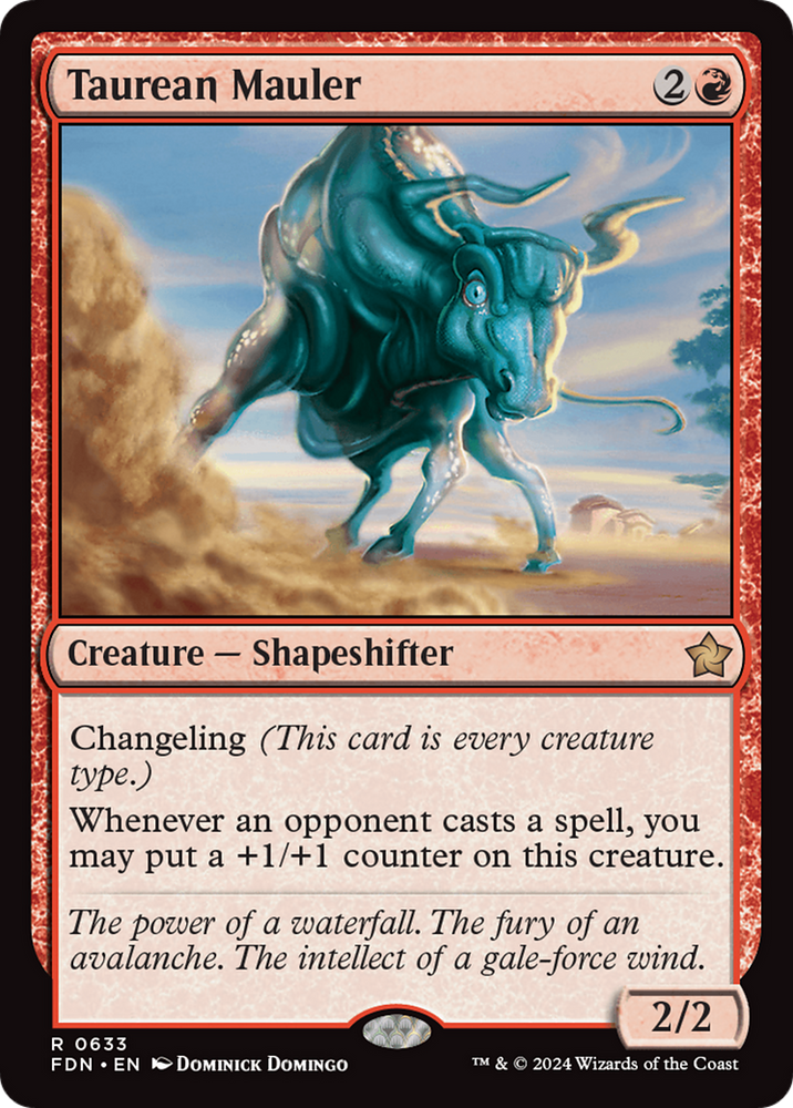 Taurean Mauler [Foundations] Magic: The Gathering