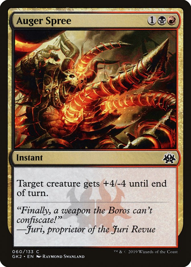 Auger Spree [Ravnica Allegiance Guild Kit] Magic: The Gathering