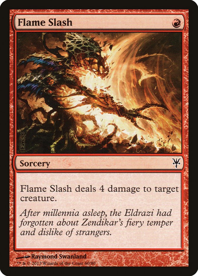 Flame Slash [Duel Decks: Sorin vs. Tibalt] Magic: The Gathering