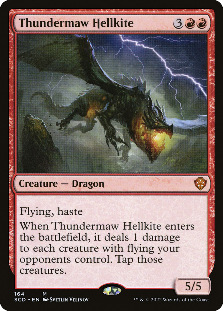 Thundermaw Hellkite [Starter Commander Decks] Magic: The Gathering