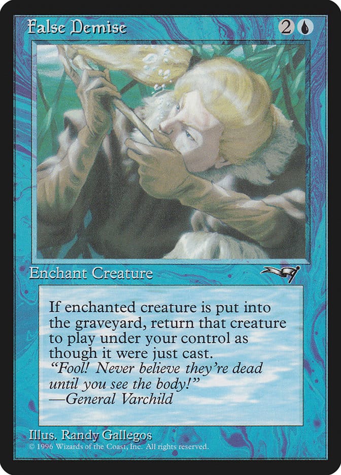 False Demise (Underwater) [Alliances] Magic: The Gathering