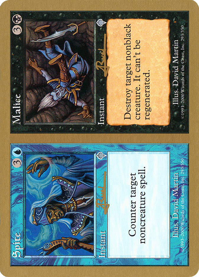 Spite // Malice (Antoine Ruel) [World Championship Decks 2001] Magic: The Gathering