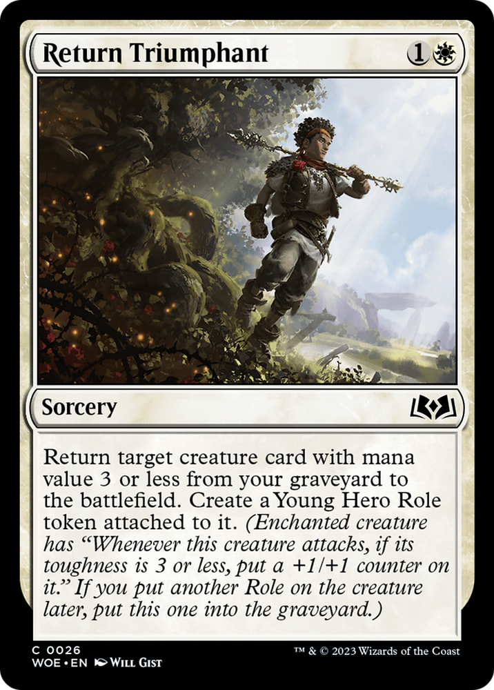 Return Triumphant [Wilds of Eldraine] Magic: The Gathering