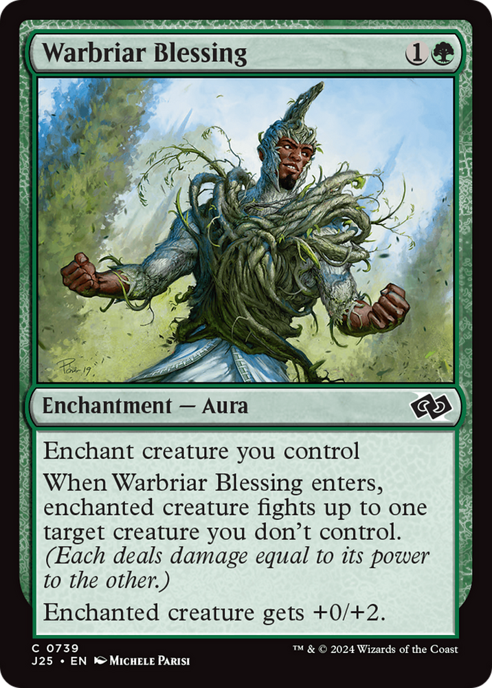 Warbriar Blessing [Foundations Jumpstart] Magic: The Gathering