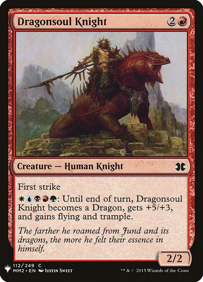 Dragonsoul Knight [Mystery Booster] Magic: The Gathering